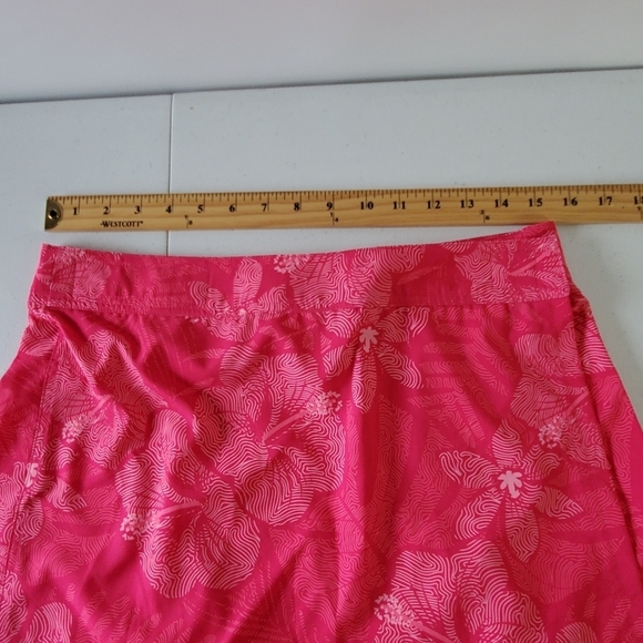 RipSkirt Hawaii Pink Floral Wrap Skirt Size M Beach Cover-up Activewear Length 1 - Picture 5 of 9